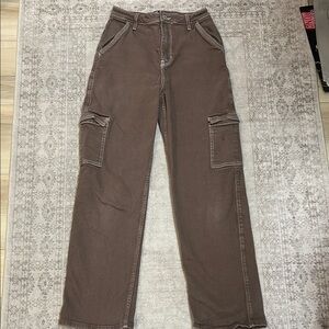 Women’s Hollister Brown High-Rise Dad Jeans